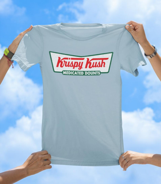 Krispy Kush T-Shirt | Funny Cannabis and Donut Lover Graphic Tee