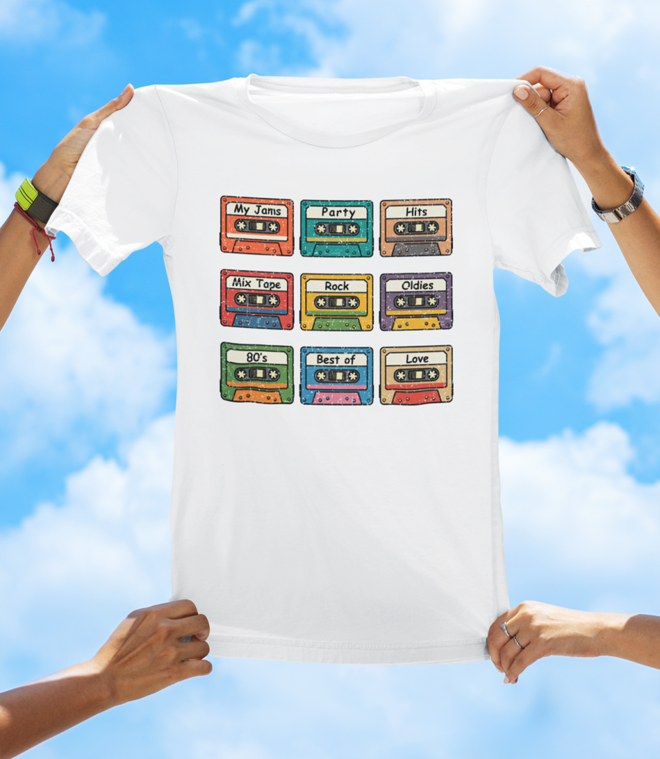 🎶 Mix Tape T-Shirt – Vintage Vibes, Old School Style 🎶 - The Southern Yankee