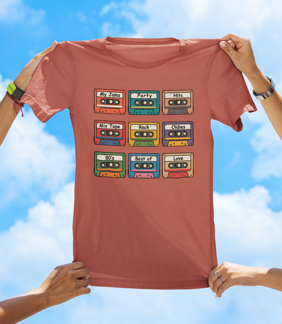 🎶 Mix Tape T-Shirt – Vintage Vibes, Old School Style 🎶 - The Southern Yankee