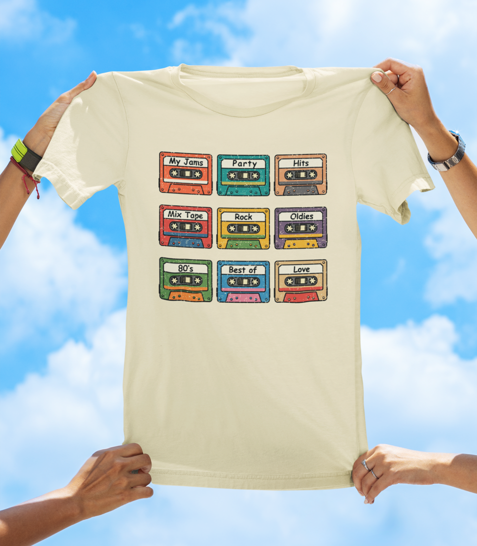 🎶 Mix Tape T-Shirt – Vintage Vibes, Old School Style 🎶 - The Southern Yankee