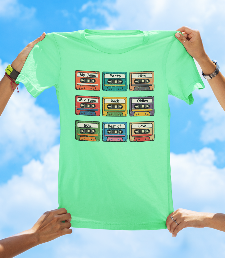 🎶 Mix Tape T-Shirt – Vintage Vibes, Old School Style 🎶 - The Southern Yankee