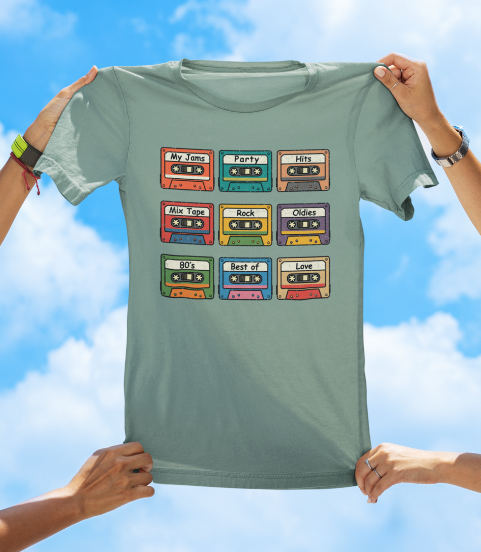 🎶 Mix Tape T-Shirt – Vintage Vibes, Old School Style 🎶 - The Southern Yankee