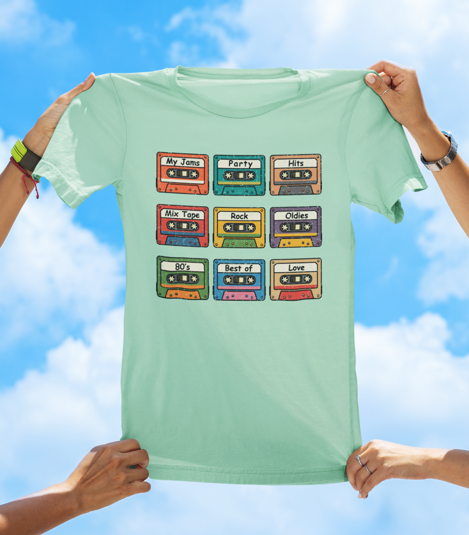 🎶 Mix Tape T-Shirt – Vintage Vibes, Old School Style 🎶 - The Southern Yankee