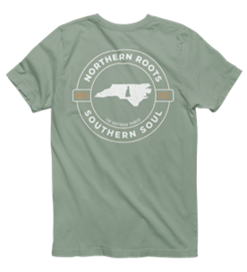 North Carolina with New Hampshire Roots Tee - The Southern Yankee