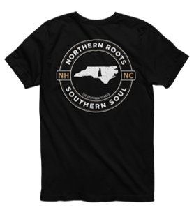 North Carolina with New Hampshire Roots Tee - The Southern Yankee