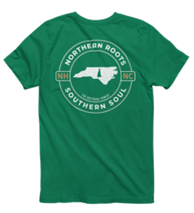 North Carolina with New Hampshire Roots Tee - The Southern Yankee