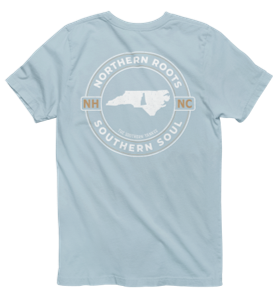 North Carolina with New Hampshire Roots Tee - The Southern Yankee