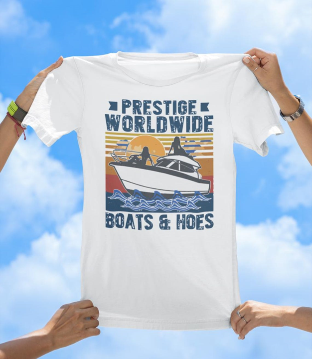 Prestige Worldwide T-Shirt | Boats & Hoes Vintage Parody Tee