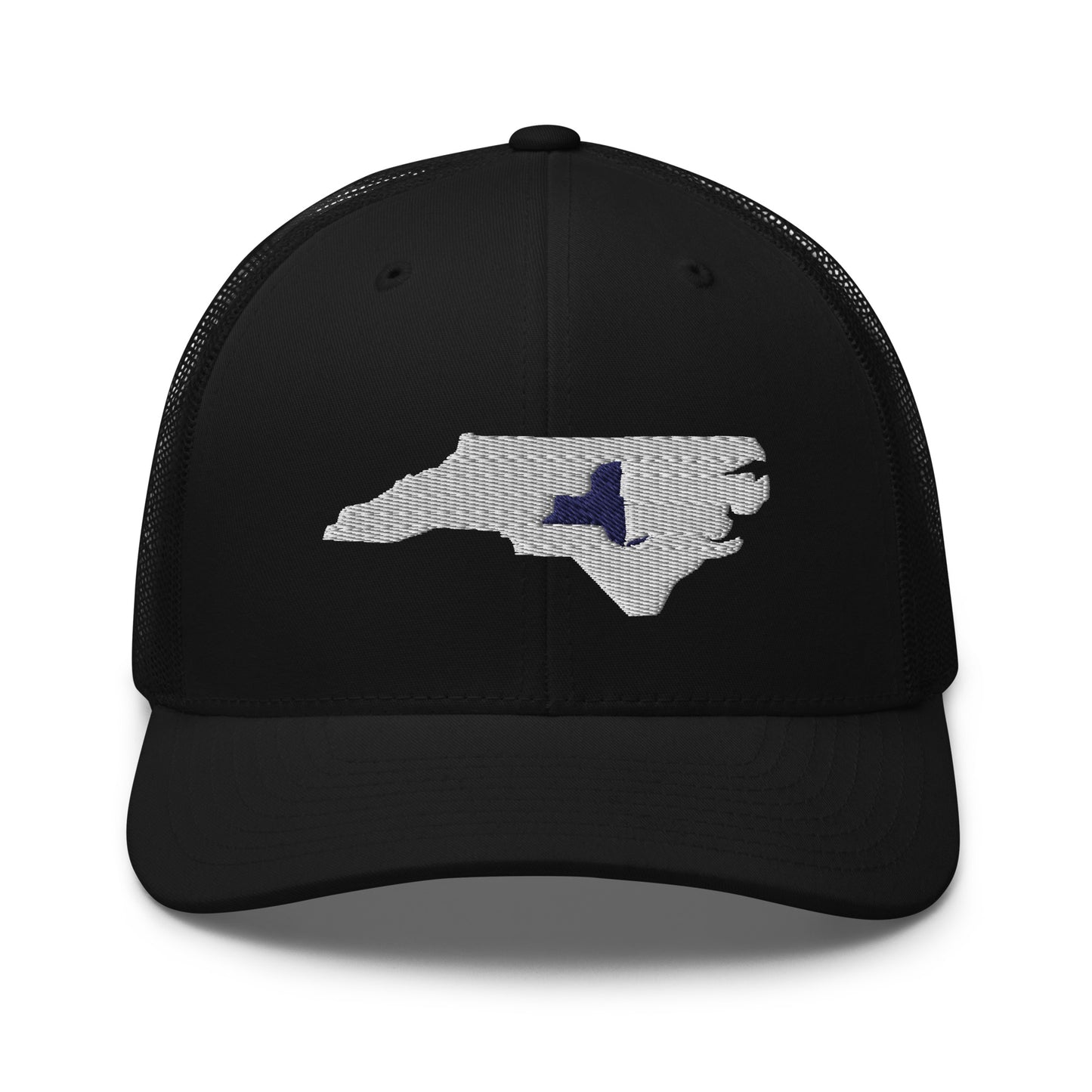 Embroidered North Carolina with New York Roots Trucker Cap