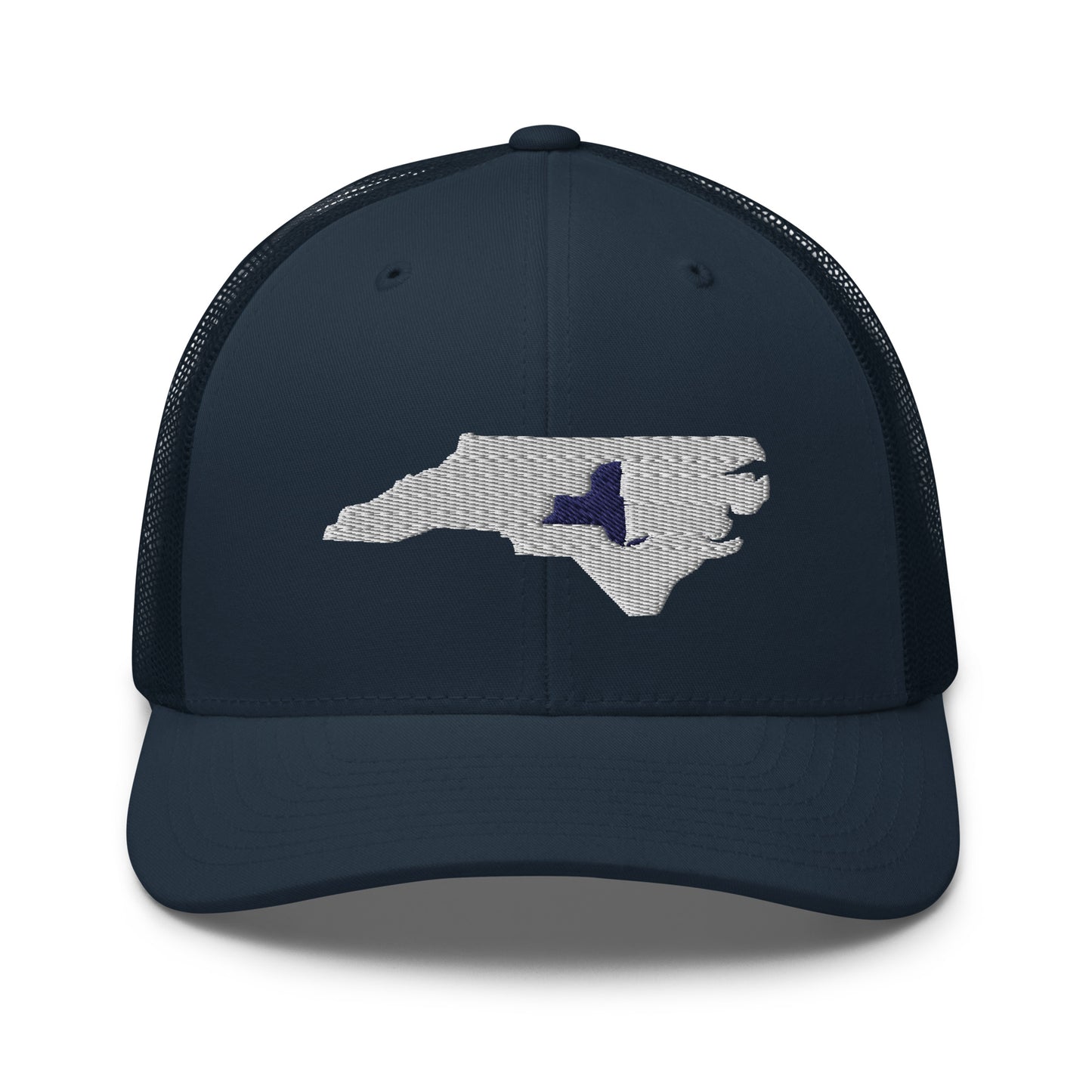 Embroidered North Carolina with New York Roots Trucker Cap