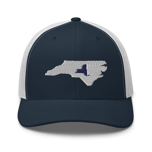 Embroidered North Carolina with New York Roots Trucker Cap