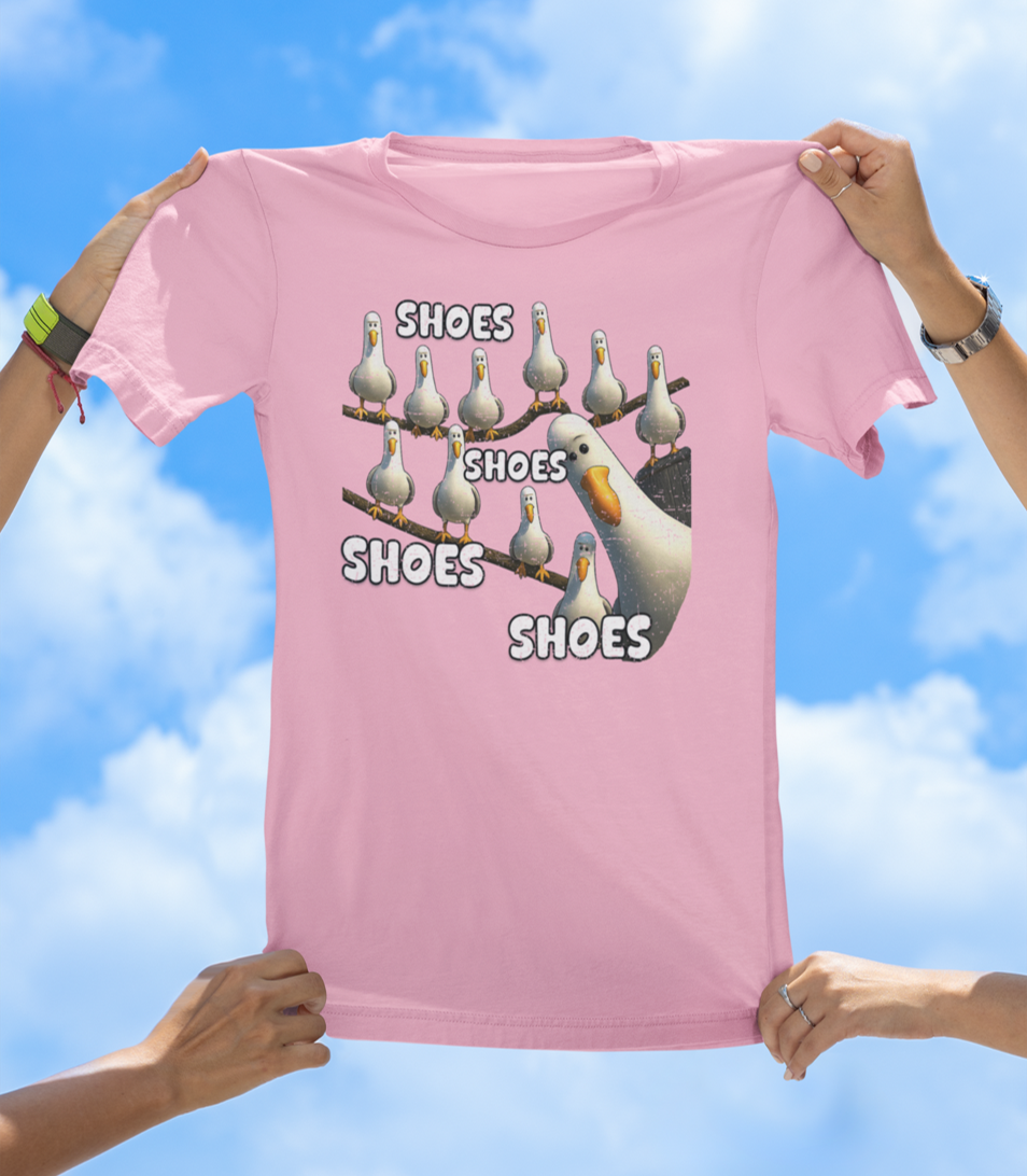 Seagulls See Shoes T-Shirt – SHOOOOES, MINE, MINE, MINE