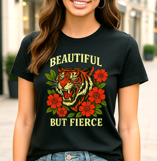 Beautiful But Fierce T-Shirt – Pretty with a Punch