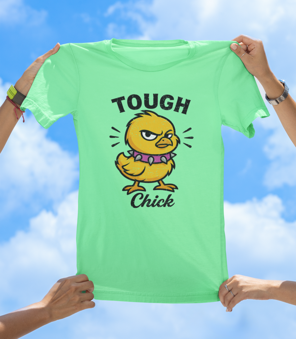 Tough Chick Graphic T-Shirt | Sassy Cute Chick Graphic Tee