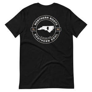 North Carolina with Illinois Roots Tee