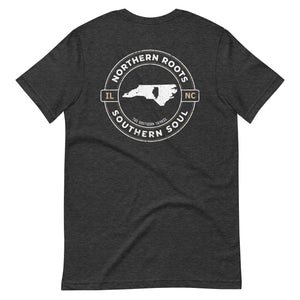 North Carolina with Illinois Roots Tee