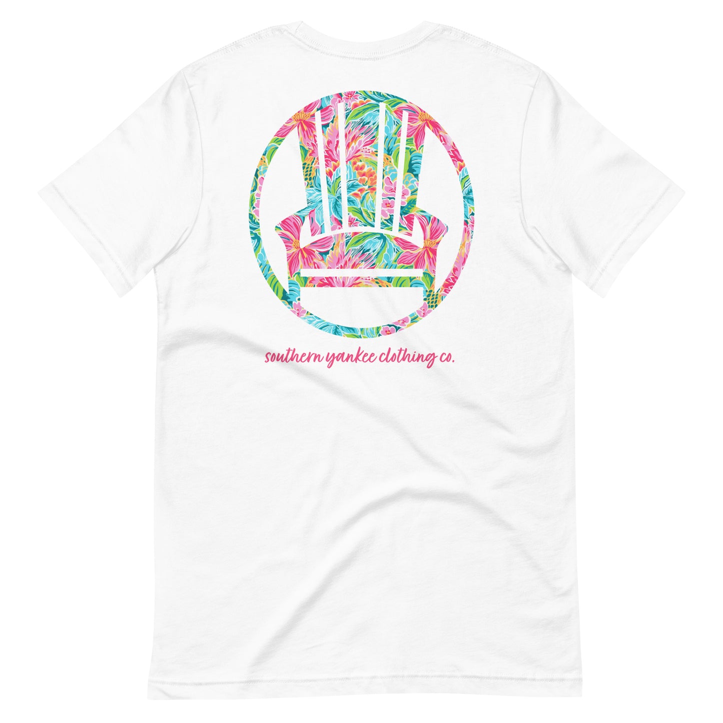 Classic Logo Adirondack Chair Floral Fun Tee