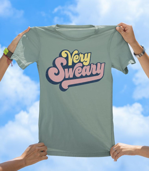 Very Sweary T-Shirt | Funny Retro Vintage Style Tee