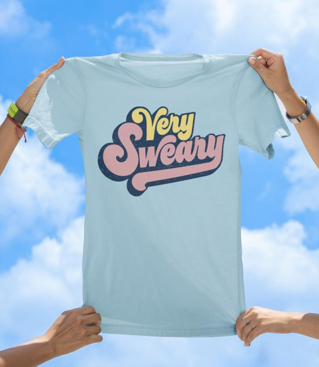 Very Sweary T-Shirt | Funny Retro Vintage Style Tee