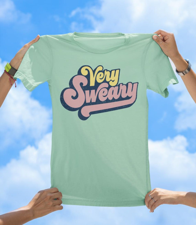 Very Sweary T-Shirt | Funny Retro Vintage Style Tee