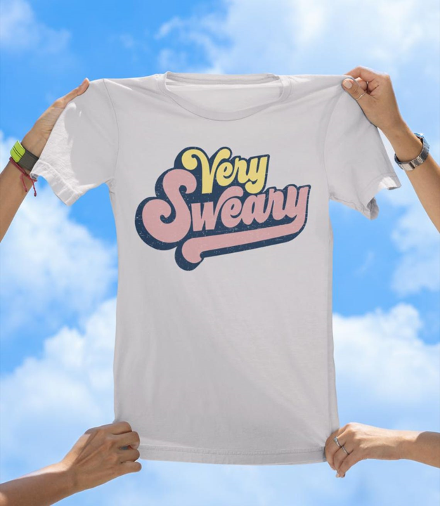 Very Sweary T-Shirt | Funny Retro Vintage Style Tee