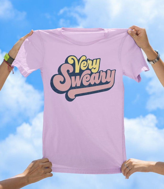 Very Sweary T-Shirt | Funny Retro Vintage Style Tee