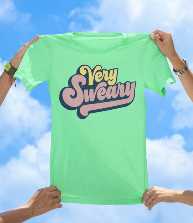 Very Sweary T-Shirt | Funny Retro Vintage Style Tee