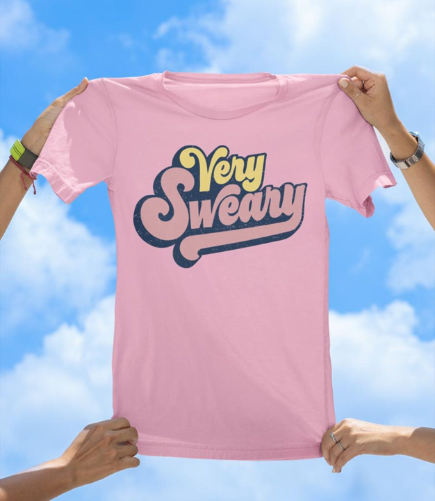 Very Sweary T-Shirt | Funny Retro Vintage Style Tee