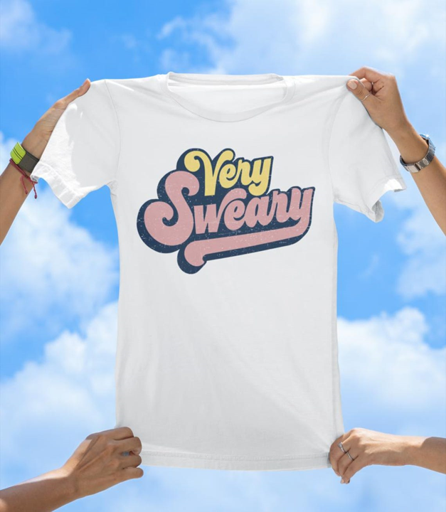 Very Sweary T-Shirt | Funny Retro Vintage Style Tee