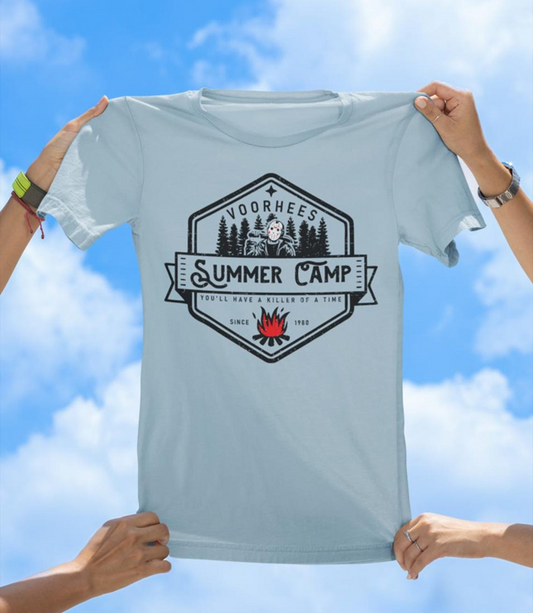 Voorhees Summer Camp T-Shirt | Killer Horror Parody Tee - The Southern Yankee