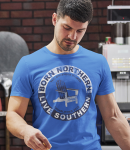 Born Northern Live Southern Classic Vintage Tee - The Southern Yankee