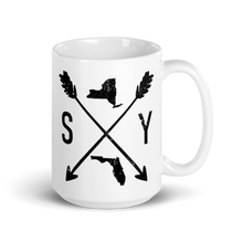 Load image into Gallery viewer, New York to Florida Southern Yankee Friendship/Love Mug Large 15oz - Southern Yankee