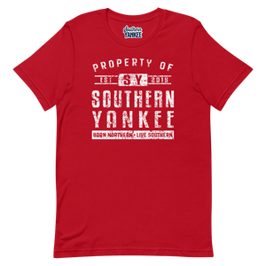Property Of T-Shirt White Text - The Southern Yankee