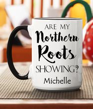 Load image into Gallery viewer, Personalized Northern Roots Showing Coffee/Cocoa Mug - Southern Yankee