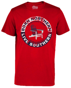 Born Northern Live Southern Classic Vintage Tee - The Southern Yankee
