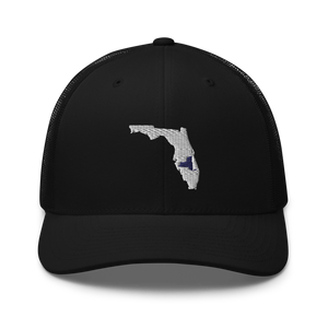 Embroidered Florida Life with New York Roots Trucker Cap - Southern Yankee