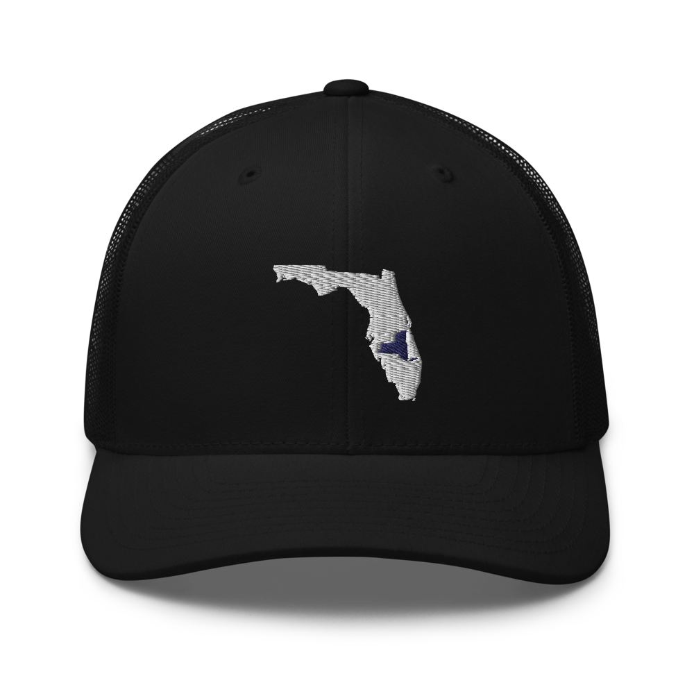 Embroidered Florida Life with New York Roots Trucker Cap - Southern Yankee