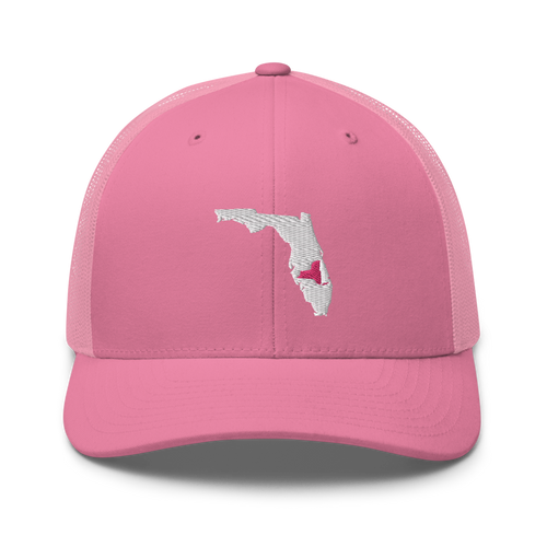 Women's Embroidered Florida Life with New York Roots Trucker Cap - Southern Yankee