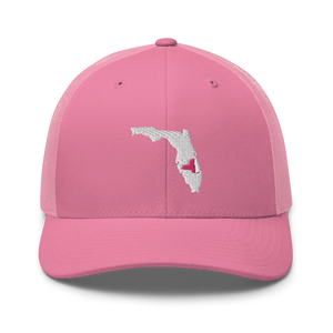 Women's Embroidered Florida Life with New York Roots Trucker Cap - Southern Yankee