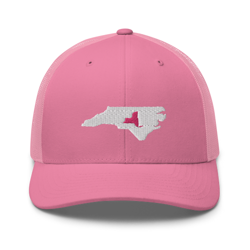 Women's Embroidered North Carolina Life with New York Roots Trucker Cap - Southern Yankee