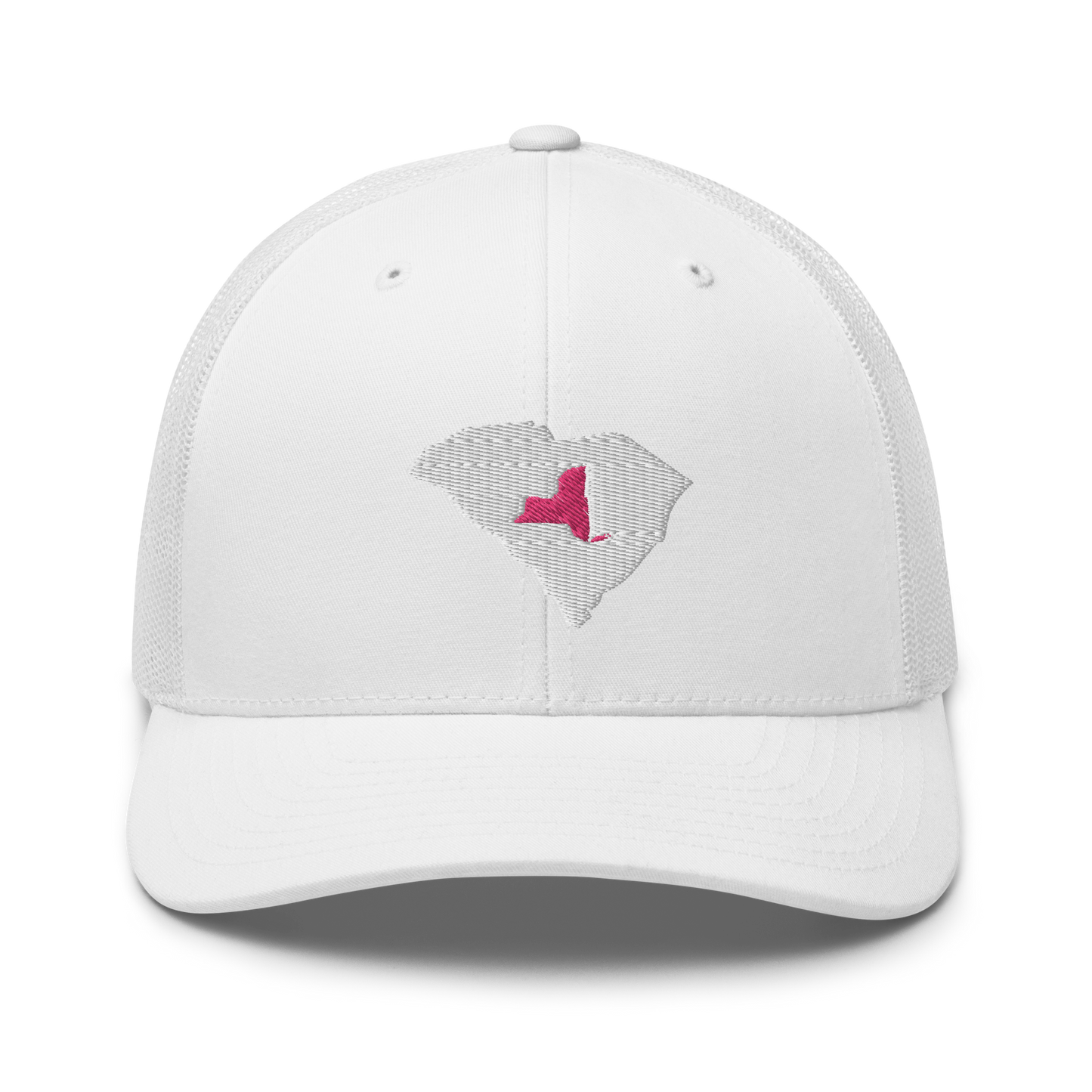 Women's Embroidered South Carolina Life with New York Roots Trucker Cap - Southern Yankee