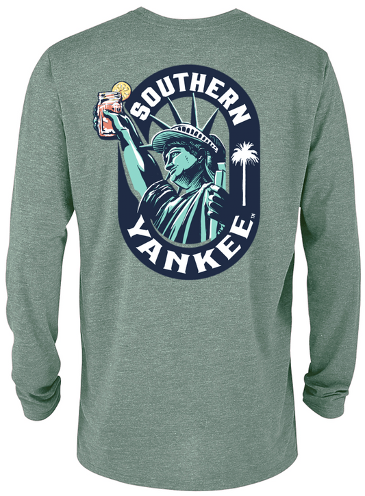 Liberty Oval Long Sleeve T-shirt - The Southern Yankee