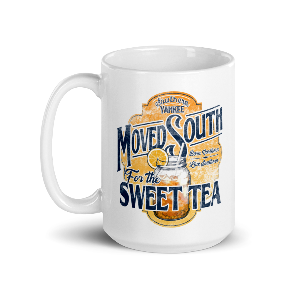 Southern Yankee Moved South Mug Large 15oz - Southern Yankee