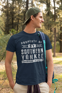 Property Of T-Shirt White Text - Southern Yankee