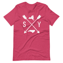 Load image into Gallery viewer, Crossed Arrows NY &amp; NC Short-Sleeve T-Shirt - Southern Yankee