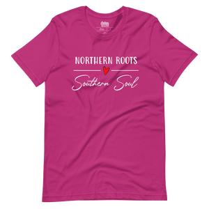 Northern Roots Southern Soul Heart Tee - Southern Yankee
