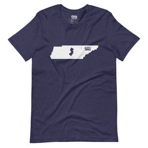 New Jersey to Tennessee Roots T-Shirt - Southern Yankee