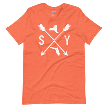 Load image into Gallery viewer, Crossed Arrows NY &amp; FL Southern Yankee Short-Sleeve T-Shirt - Southern Yankee