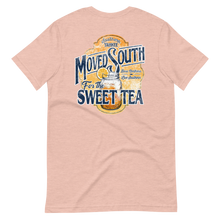 Load image into Gallery viewer, Moved South for the Sweet Tea Unisex T-Shirt - Southern Yankee