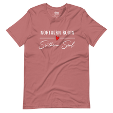 Load image into Gallery viewer, Northern Roots Southern Soul Heart Tee - Southern Yankee